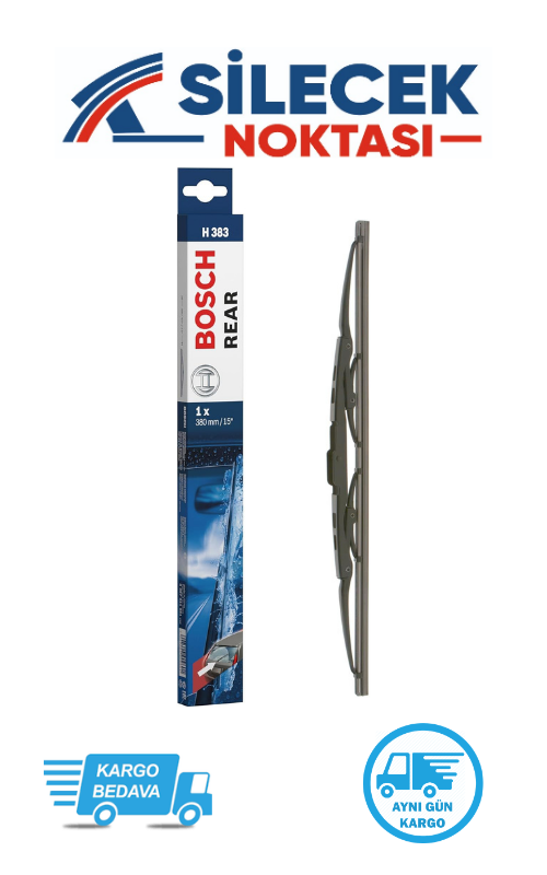 Porsche Cayenne (2003-2006) Arka Silecek Araca Özel Bosch H383 (380mm)