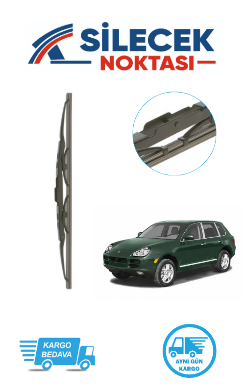 Porsche Cayenne (2003-2006) Arka Silecek Araca Özel Bosch H383 (380mm)
