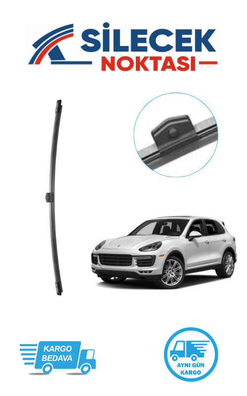 Porsche Cayenne (2007-2017) Arka Silecek Araca Özel Bosch A360H (380mm)