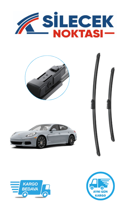 Porsche Panamera (2014-2016) Ön Silecek Takımı Araca Özel  Aerotwin A102S