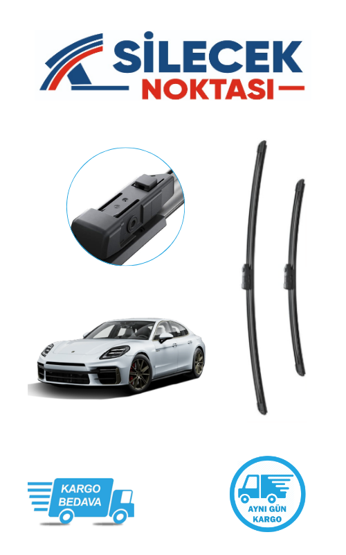 Porsche Panamera (2017-2021) Ön Silecek Takımı Araca Özel  Aerotwin A862S
