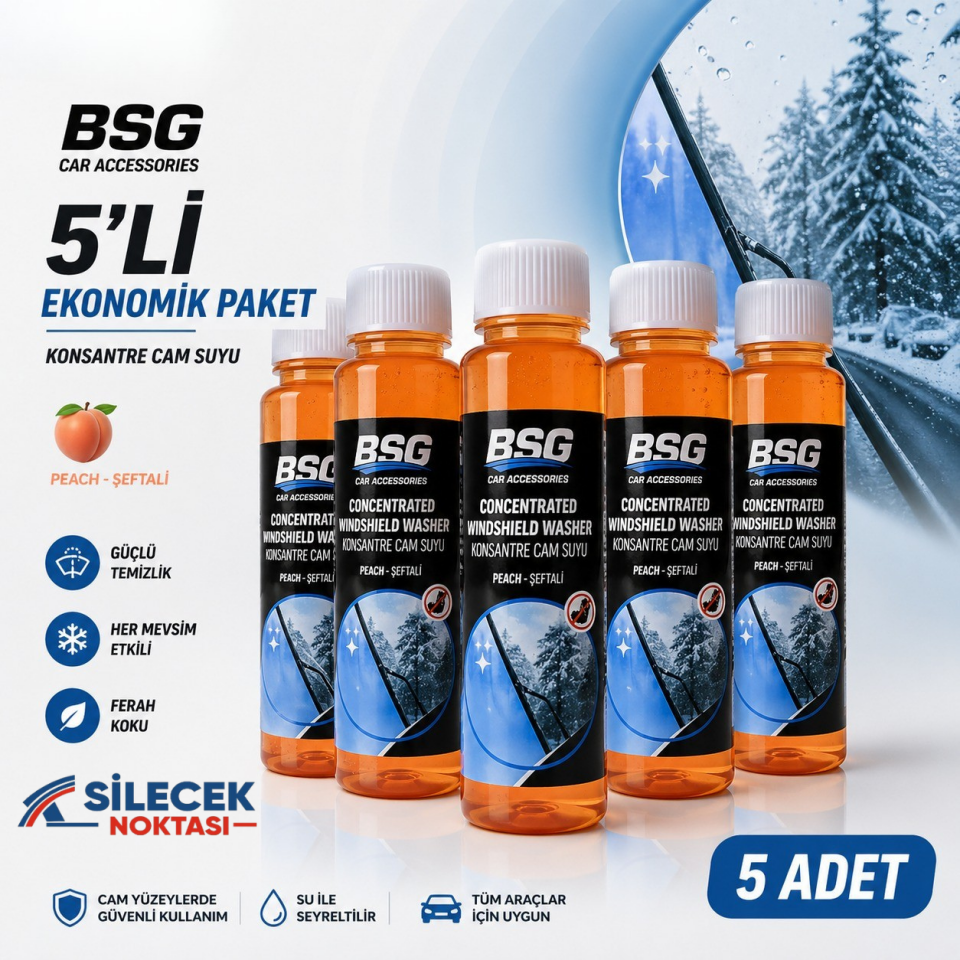 BSG 32ML KONSANTRE CAM SUYU 5Lİ PAKET