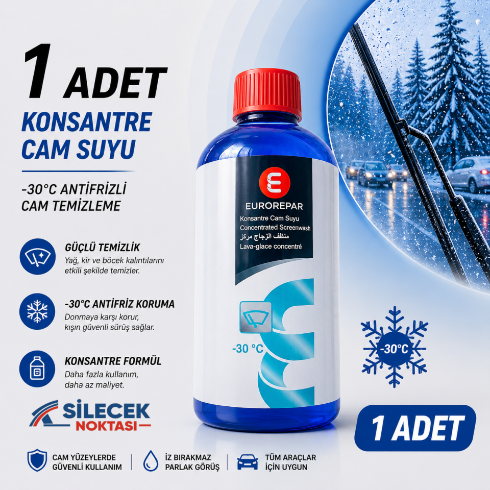 EUROREPAR 500ML ANTİFRİZLİ CAM SUYU -30°C