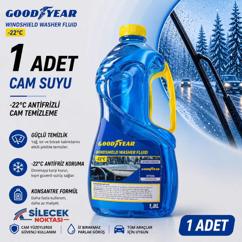 GOODYEAR 1,8 L KONSANTRE CAM SUYU -22°C