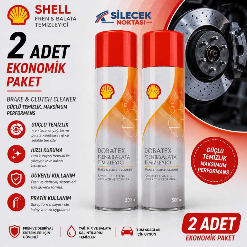 SHELL FREN BALATA TEMİZLEYİCİ SPREY 500 ML 2ADET